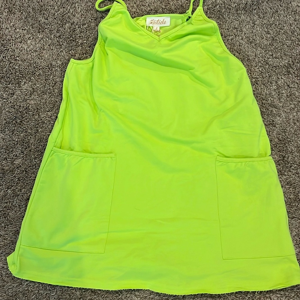 Women’s dress with built in shorts new with tags